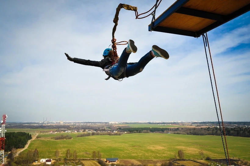 Bungee jumping v Olomouci
