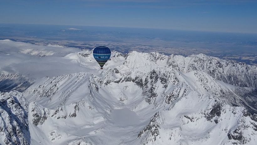 Expediční let balónem v Tatrách
