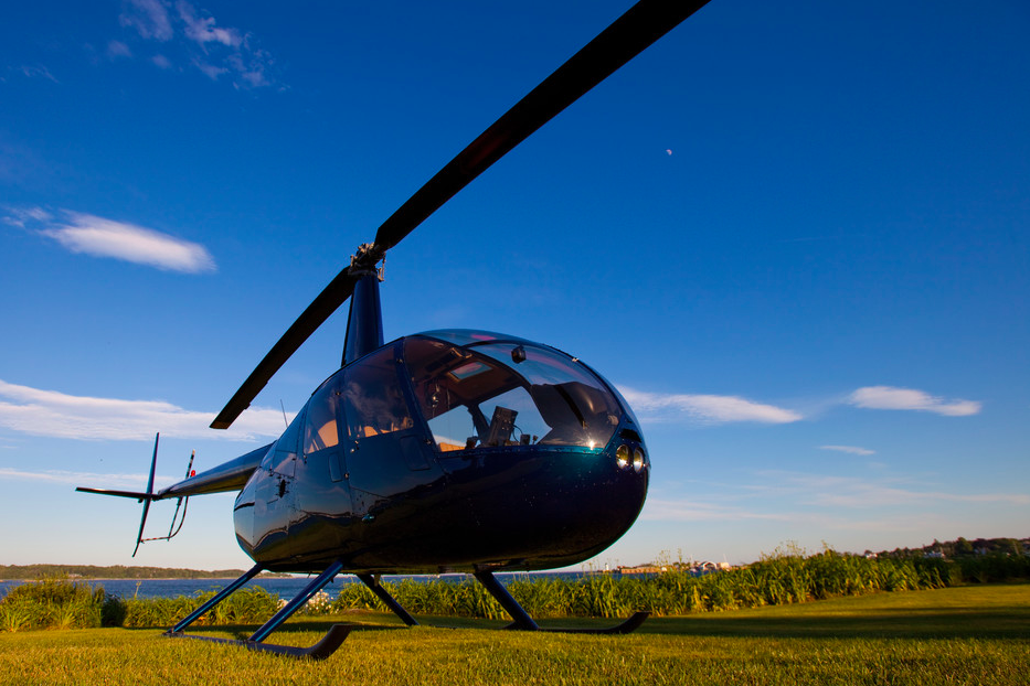 Let vrtulníkem v Plzni