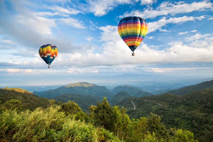 Vyhlídkový let balónem v Pardubickém kraji